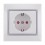  Розетка з захистом від дітей біла Lezard Mira ( 701-0202-124В )