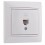  Розетка комп'ютерна біла Lezard Mira ( 701-0202-139 )