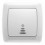 Кнопочный Выключатель с подсв.  крем VIKO Carmen 90562014