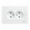  Розетка подвійна біла VIKO Karre 90960055