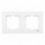  Рамка 2 місцева горизонтальна біла VIKO Karre 90960201
