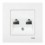  Розетка комп'ютерна подвійна (2хRJ45 Cat5E) бук VIKO Novella 90960134