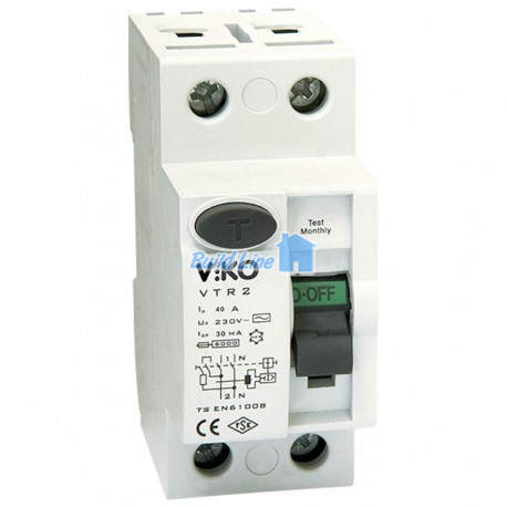ViKo VTR2-4030,УЗО, 2p, 40A, 30mA VIKO VTR2-4030