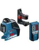  Будівник площин Bosch GLL 3-80 P + приймач лазера + тримач , 0601063303