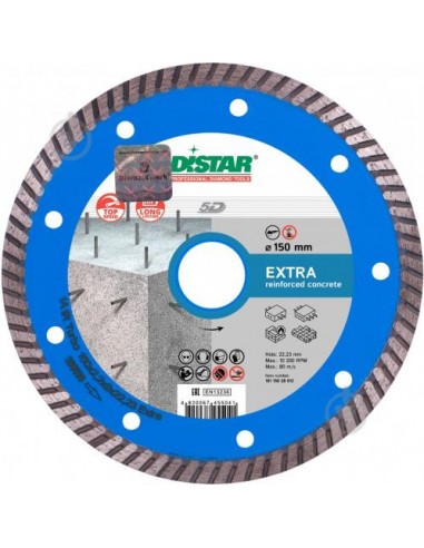  Алмазний круг DiStar 150x2,2x9x22,23 1A1R Turbo Extra TS55H