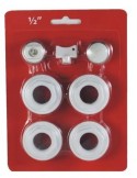 Комплект Для Монтажа Радиаторов, 1/2" GRUNHELM 7 предметов без кронштейнов (68654)