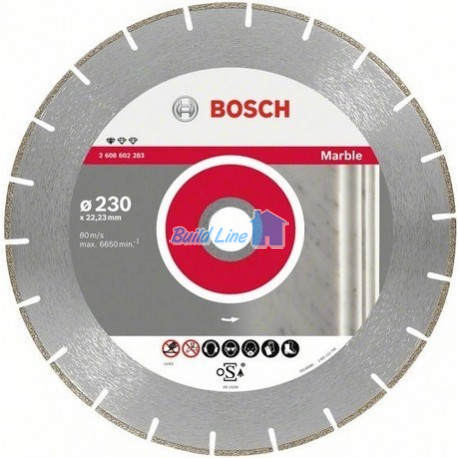  Диск алмазний 115 x 22,23 мм Bosch Standart for Marble , 2608602282