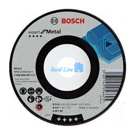 Круг шлифовальный 125 х 6 мм Bosch , 2608600223