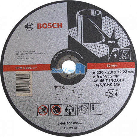 Круг отрезной 230 х 2 мм Bosch , 2608600096