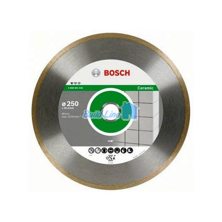 Круг алмазный 250 x 30/25,4 мм Bosch Professional for Ceramic , 2608602539