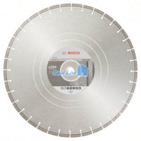 Круг алмазный 500 x 25,4 мм Bosch Standart for Concrete , 2608602712