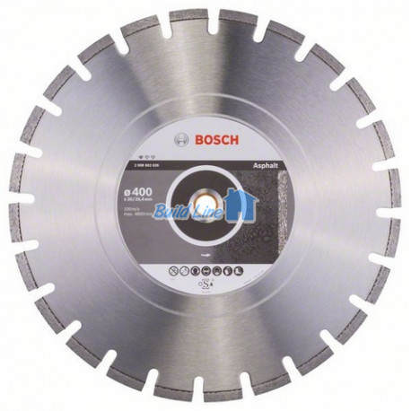 Круг алмазный 400 x 20/25,4 мм Bosch Standart for Asphalt , 2608602626
