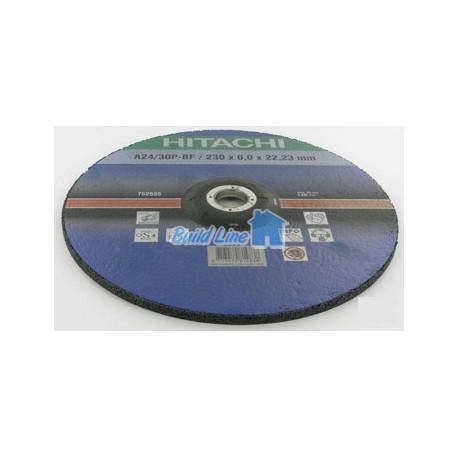 Диск зачистной Hitachi 230х6,0х22,2 (752555) по металлу