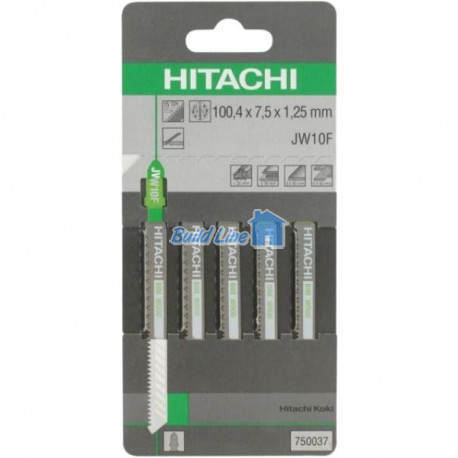 Пилки для лобзика Hitachi JW60F 5 шт. ламинат, пластик ( 750037 )
