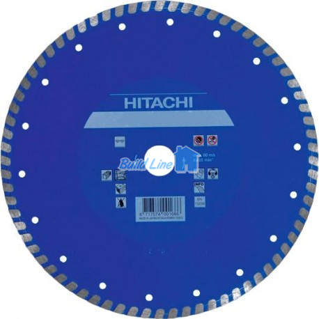  Диск алмазний Hitachi 115x22,2x6 тип turbo flat (752821)