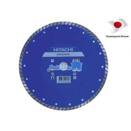  Диск алмазний Hitachi 230х22,2х6 бетон Turbo Premium (752845)