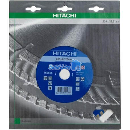  Диск алмазний Hitachi 230х22,2х6 тип turbo flat 752825