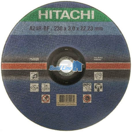  Диск відрізний Hitachi 230х3,0х22,2 (752525) по металу