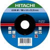 Круг отрезной Hitachi 180 x 3 x 22,2 мм для металла ( 752524 ) чашка