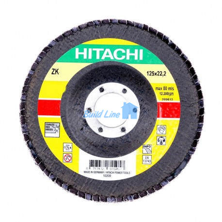 Круг шлифовальный Hitachi 125 мм, 60з (752587)